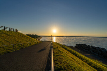 みやざき臨海公園で見た朝日