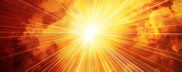 Obraz premium abstract sunburst background with a red, green, and blue color scheme