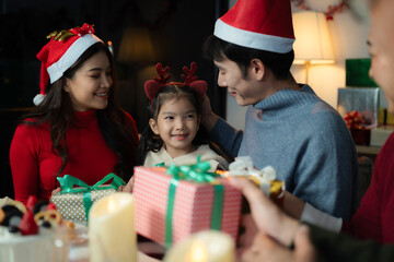 Family Holiday Dinner Celebration, spending happy time together on holidays.