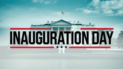 Inauguration Day Celebration Banner Template Background ,Presidential Inauguration Ceremony Design 