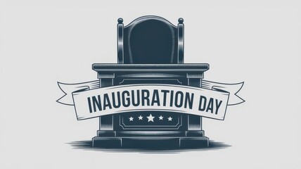 Inauguration Day Celebration Banner Template Background ,Presidential Inauguration Ceremony Design 