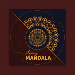 Luxury Mandala Background design. Decorative mandala for print, brochure, poster, flyer, cover, banner etc.