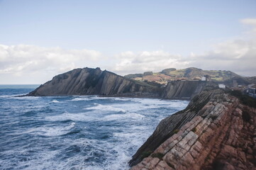 Obraz premium view from the top of the cliff