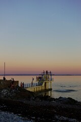 Fullmoon over the Blackrock Diving Board