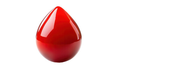 Fototapeta premium Discover the unique benefits of a small stress ball in the shape of a raindrop for stress relief and relaxation, transparent background