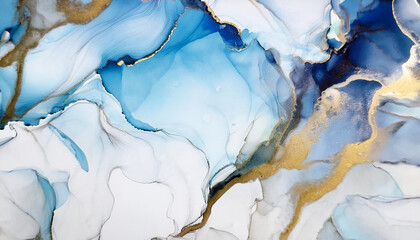 Naklejka premium Marble watercolor backgrounds painting nature.