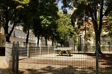 Park in the Heat of Summer