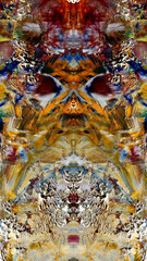 Abstract art background . Hand painting artwork on canvas . 