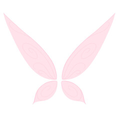 Pink fairy wings