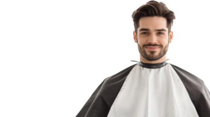 A man at the hairdresser's