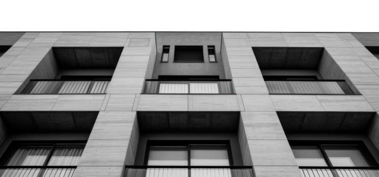 PNG Black and white modern architect architecture building window.