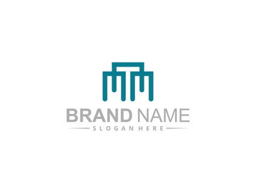 real estate Mm logo design