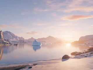 Arctic Sunrise Serenity
