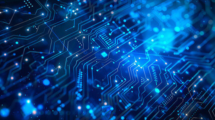 Abstract technology background showcasing electric board wires and circuits in a futuristic layout wallpaper