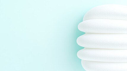 A fluid blur texture that resembles frosted glass, with soft white and pale blue hues blending gently