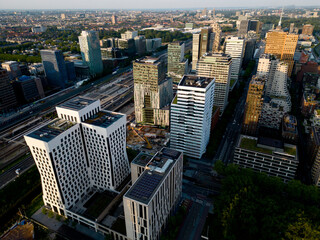 Financial center in the south of Amsterdam, The Netherlands