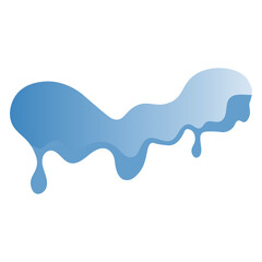 Snow Cap Illustration with Cartoon Design. Isolated on White Background.