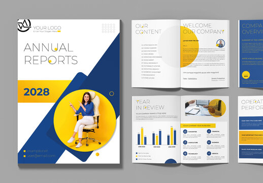 Annual Report Template Layout