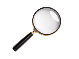 a close up of a magnifying glass