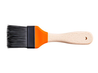 a paint brush with a wooden handle