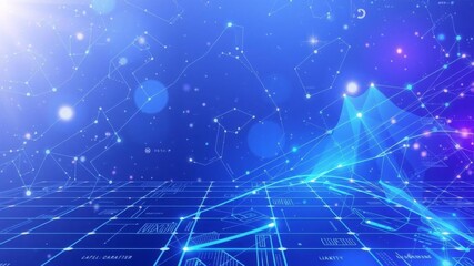 Obraz premium Light blue wire spiral pattern on background, design, backdrop