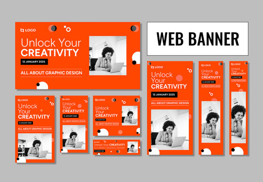Work Shop Web Banner Set