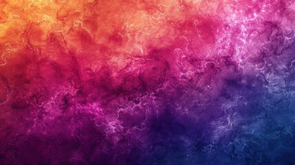 Fototapeta premium A vibrant abstract design featuring swirling colors from orange to purple.