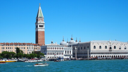 Landschaft von Venedig mit der Kirche San Marco