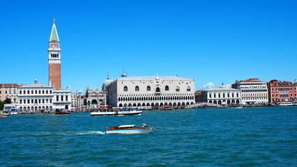 Landschaft von Venedig mit der Kirche San Marco
