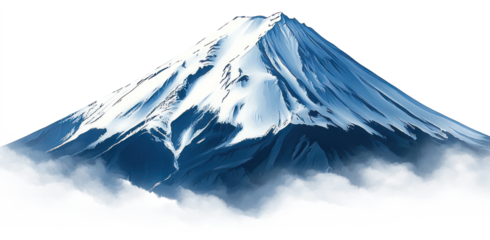 PNG Mount fuji mountain scenery nature.