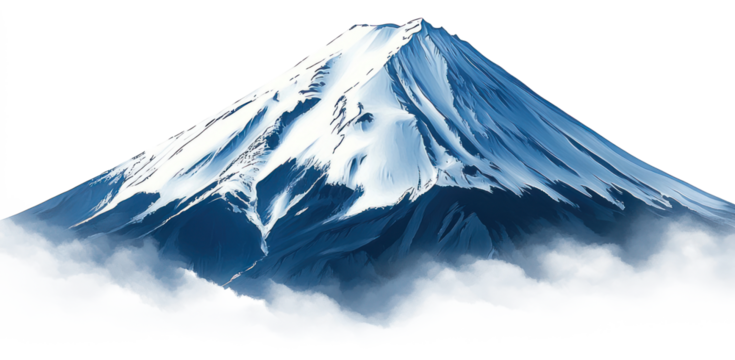 PNG Mount fuji mountain scenery nature.
