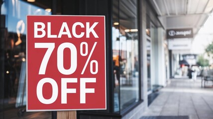 
A poster for black friday sale shows a black friday sale