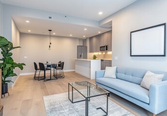 Fototapeta premium Modern Apartment Living Room.