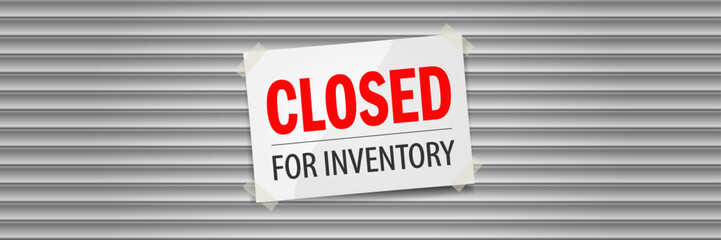 Closed for inventory