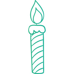 Happy birthday single vector icon