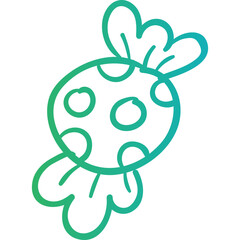 Happy birthday single vector icon