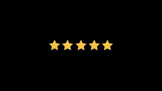 Des &eacute;toiles d'avis client.