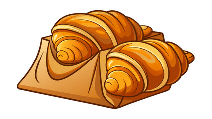 croissant isolated on white background, croissants vector illustration,  croissants vector illustration.