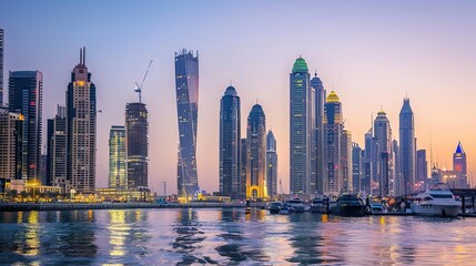 Obraz premium City of London at twilight