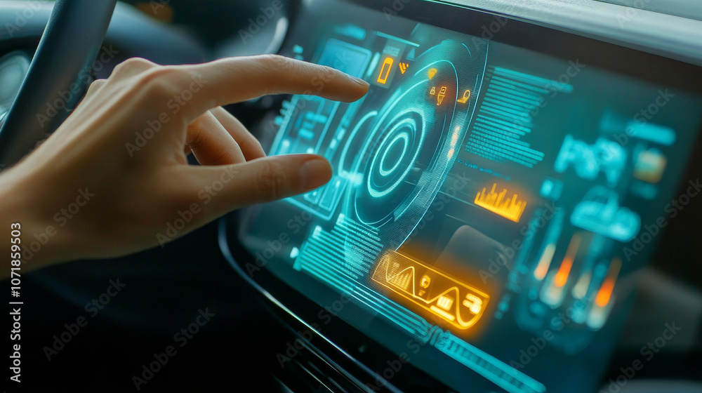 Poster experience the future with intuitive technology. interfaces are changing how we interact, making eve
