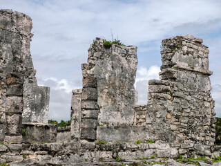 Tulum maya historical archeological site yucatan mexico