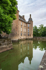 Obraz premium Architecture of the medieval castle of Flers in Normandy, France
