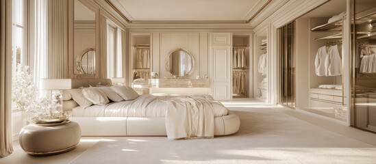Fototapeta premium Luxurious Bedroom Interior Design
