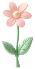 Obraz premium PNG Flower illustration leaves petals.