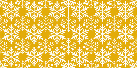 Fototapeta premium A festive paper adorned with snowflake pattern.