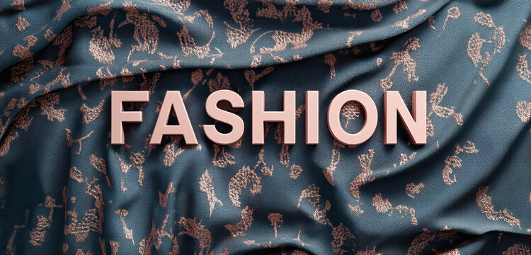 Elegant Fashion Design Studio Dantel Fabric Textile Banner for Custom Tailor Clothing