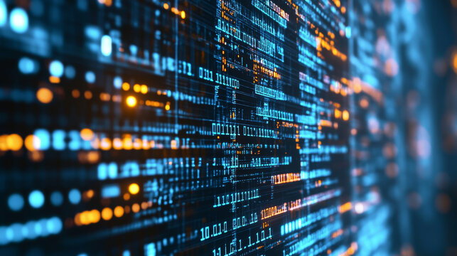 This image shows the idea of creating software or games using computer programming. It uses 3D symbols and windows that represent code. It's about the world of technology and computer science.