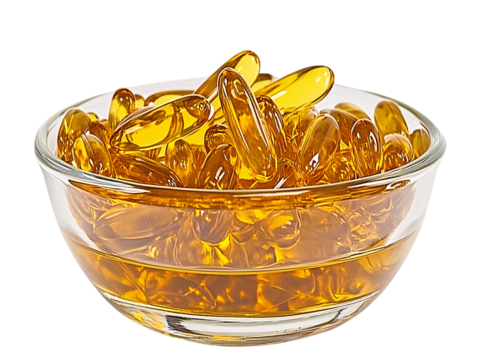 a bowl of yellow pills