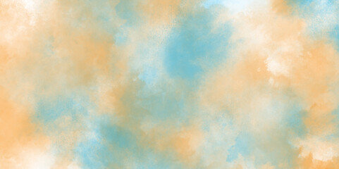 soft gradient background with multicolor cloudy stains, multicolor clouds texture watercolor picture painting illustration, Pastel colors wet effect hand drawn soft watercolor background,