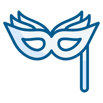Party Mask  Icon Element For Design